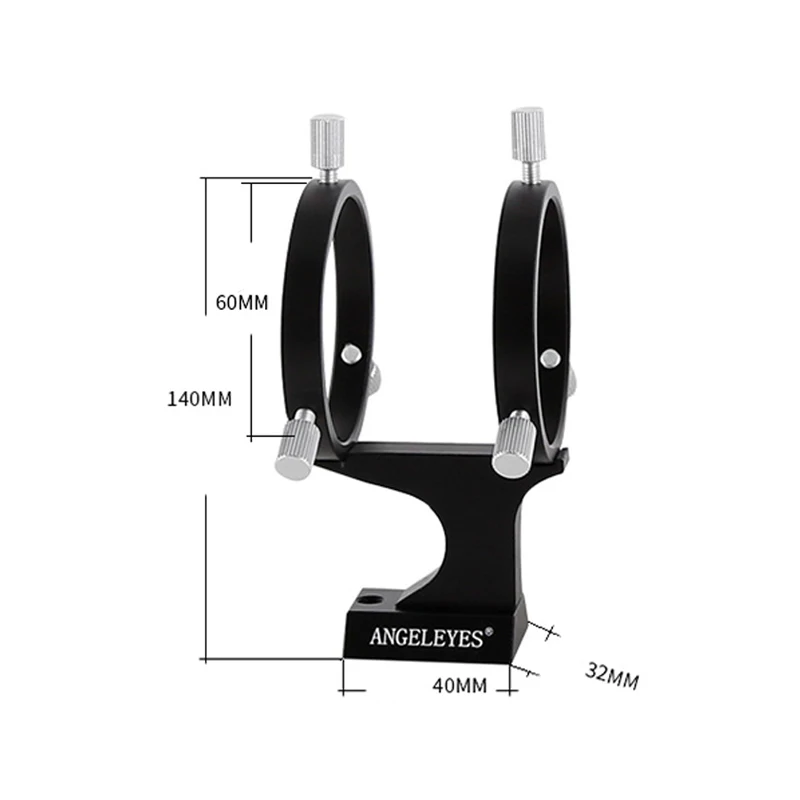 Angeleyes ajustable de alcance soporte 50 мм de aluminio 6-punto tornillo Guidescope para el telescopio astronómico