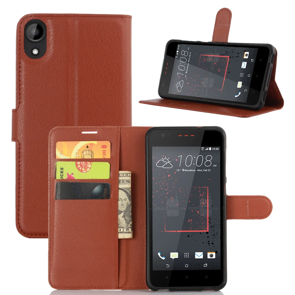 

YINGHUI Vintage Phone Case For HTC D825 Flip PU Leather Case For HTC desire 825 Magnet Stand Wallet Cover With Card Holder