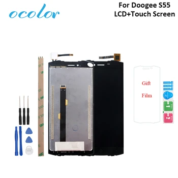 

ocolor For Doogee S55 LCD Display And Touch Screen Digitizer Assembly With Tools +Adhesive For Doogee S55 Lite LCD 5.5 inch