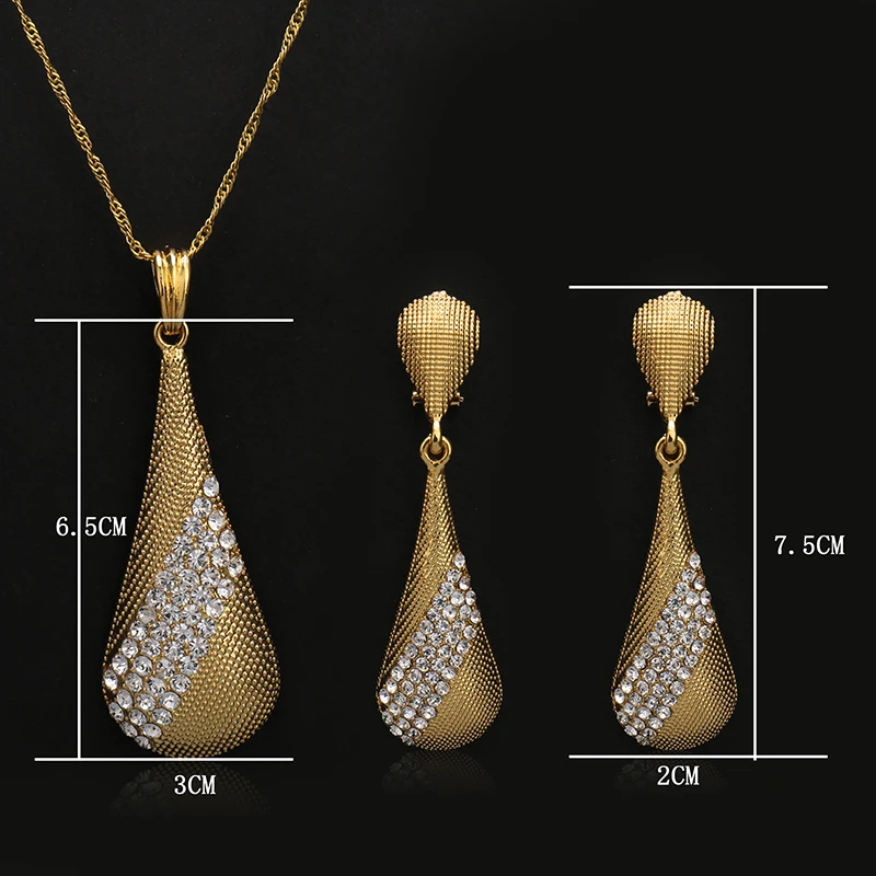 ZuoDi Дубай заявка на цвет золота Роскошные Ювелирные наборы комплект ювелирных изделий для женщин девушка аксессуары комплект ювелирных изделий серьги ожерелье кулон