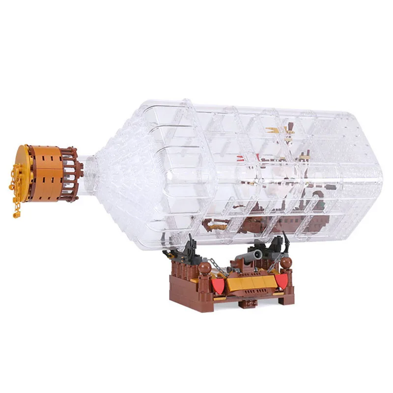 

Lepin 16045 Genuine 775pcs Creative Series The Ship in the Bottle Set Building Blocks Bricks Educational Toys Model As Boy Gifts