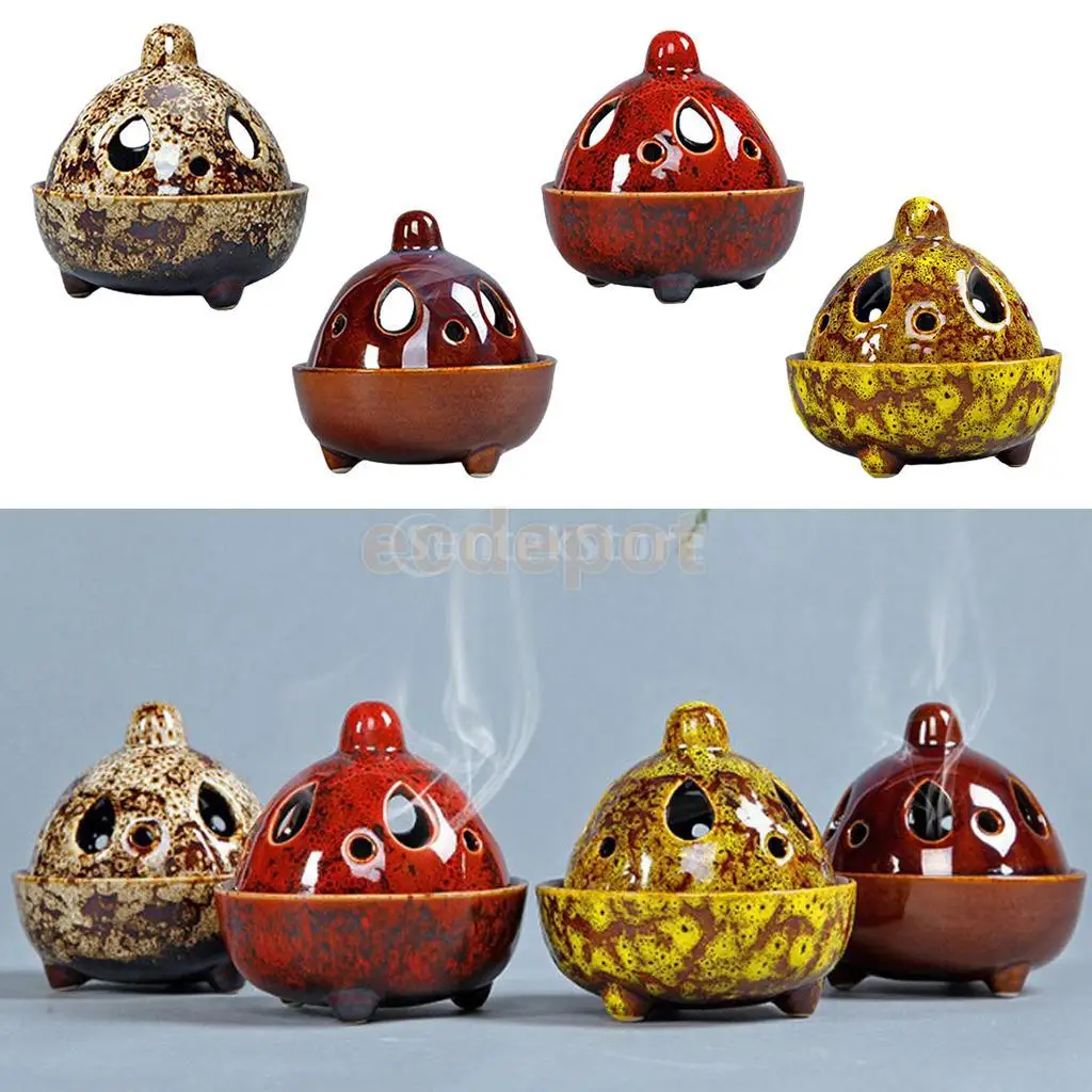 Китайско-Стиль Ладан палочку горелки из мультфильма «Холодное сердце» керамики темно-серая конусная кадильница плита