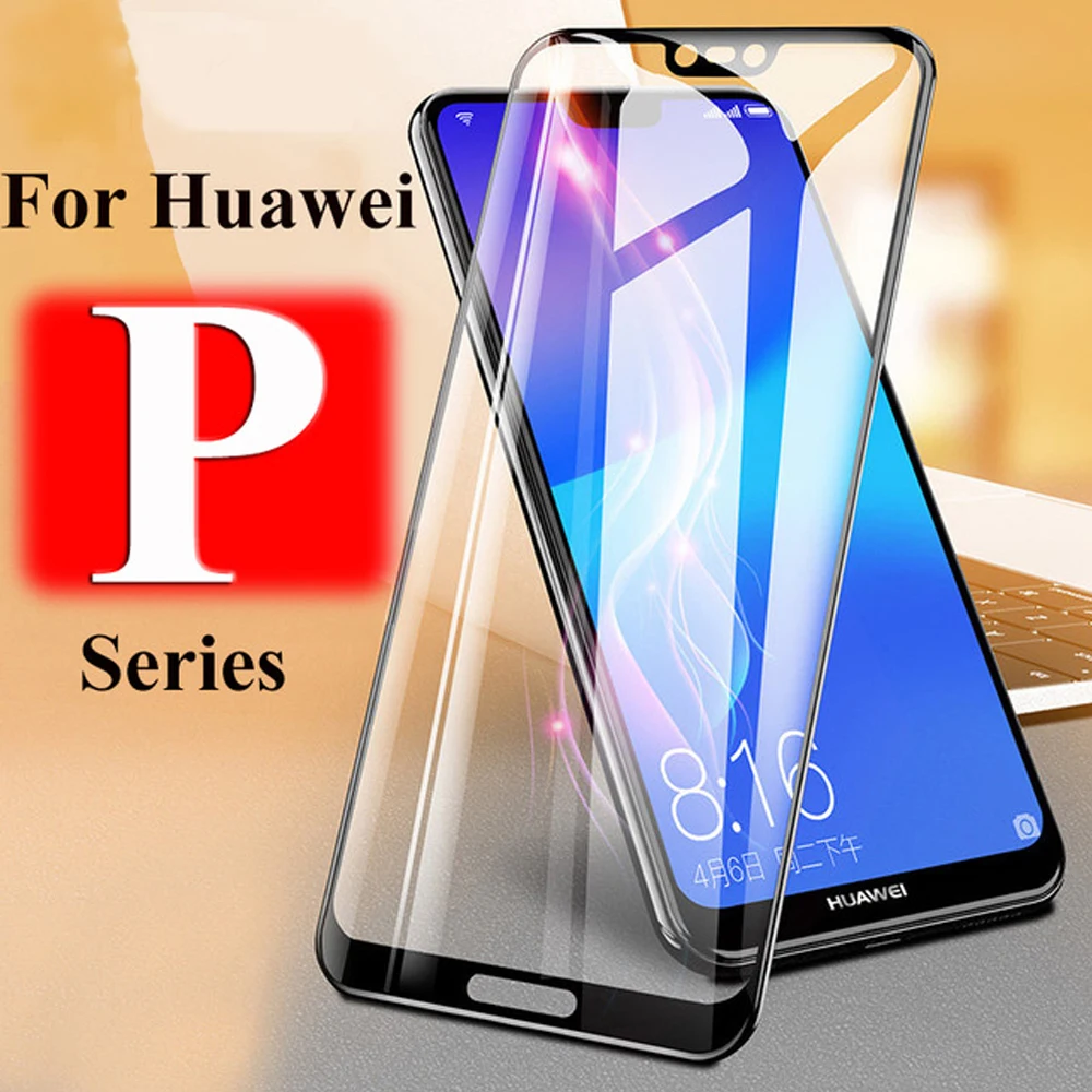 3D закаленное стекло для huawei P30 pro P20 P10 P9 P8 lite Защитная пленка на смартфона экрана
