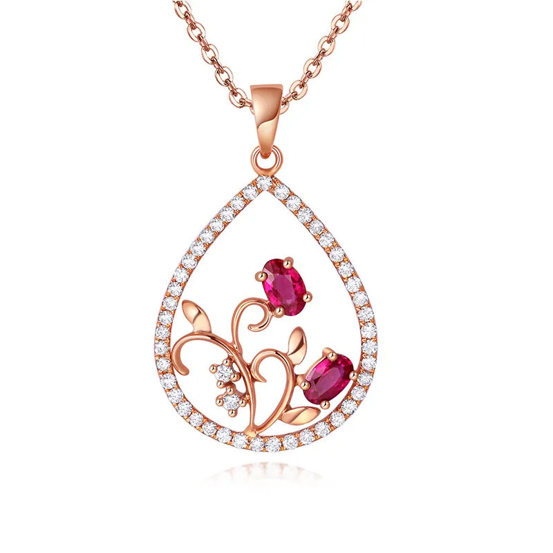 Ожерелье MOONROCY розовое капля золотистого цвета|jewelry wholesale|wholesale jewelrynecklace chokers |