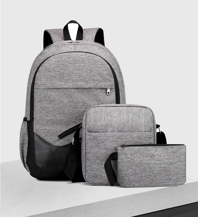 3Pcs/Lot School Backpack For Teenager Fashion School Bag Shoulders Bags Large Capacity Durable Oxford SchoolBag Backpack Mochila