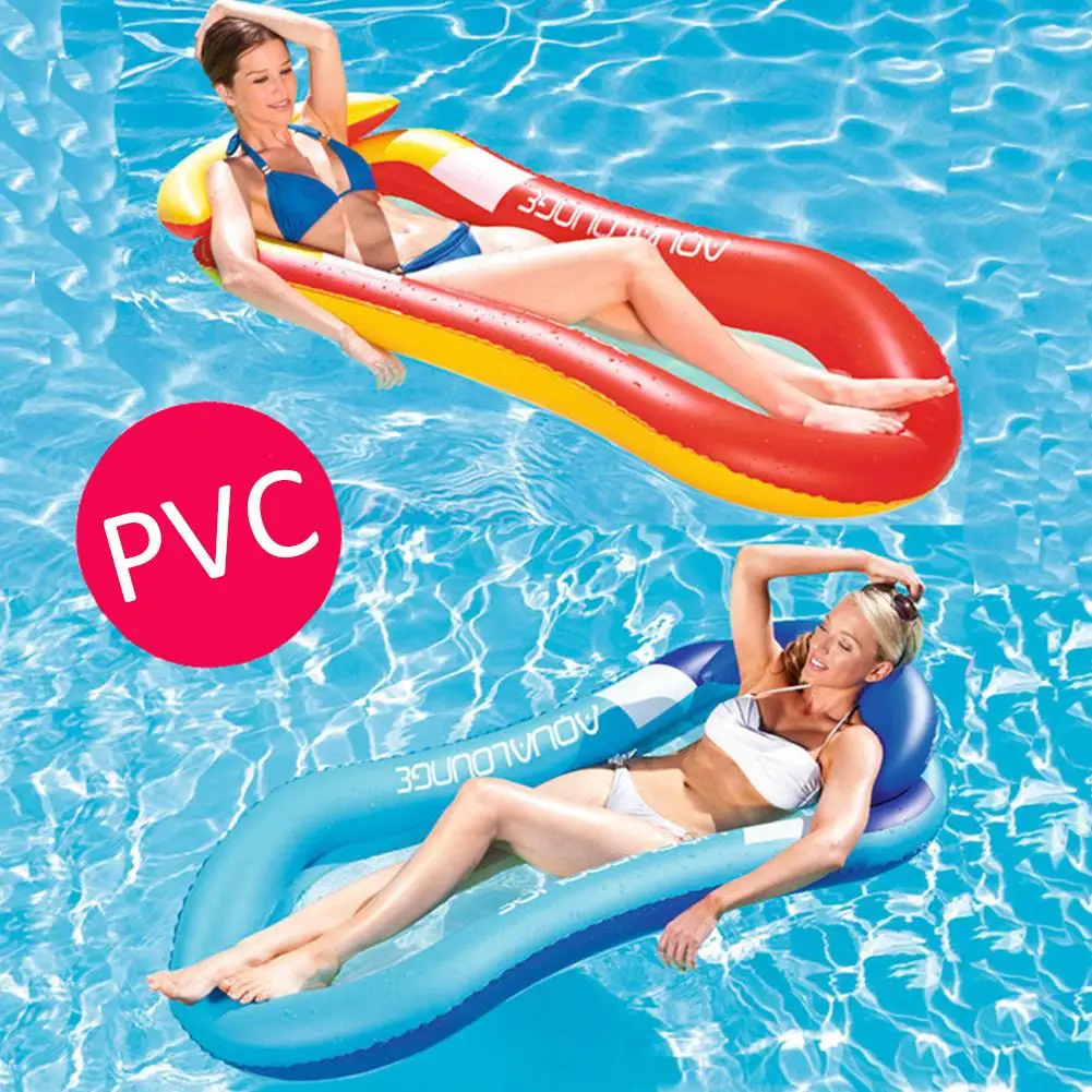 

Water Mesh Hammock Pool Lounger Float Hammock Inflatable Rafts Swimming Pool Air Lightweight Floating Chair Foldable Compact