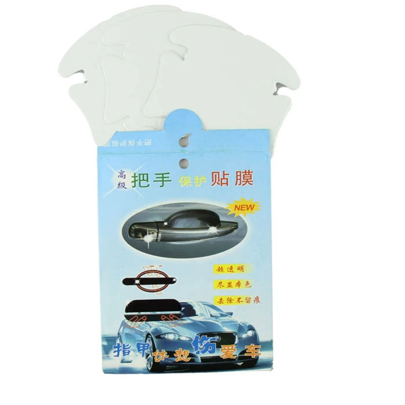 

Car door handle film NEW Clear Adhesive Door Handle Paint Anti Scratch Protective Film Sheet Sticker@11215@@@