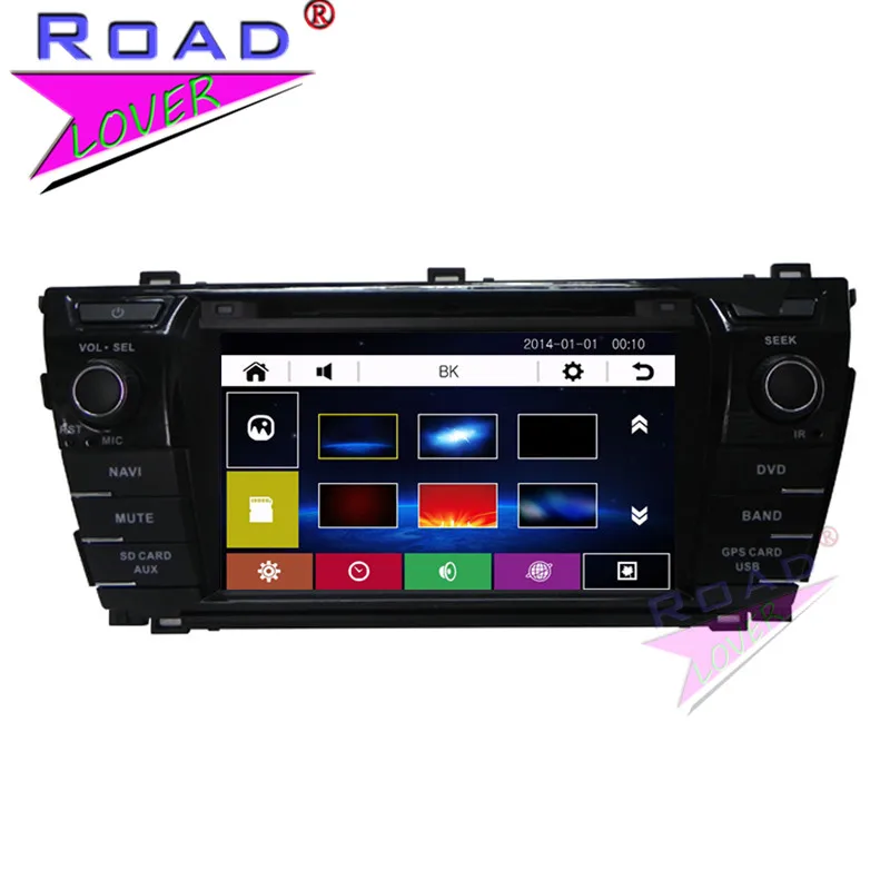 TOPNAVI Wince 6,0 два Din 7 дюймов Автомобильный медиа-центр DVD автоплеер для Toyota Corolla-Стерео gps Навигация Аудио TFT