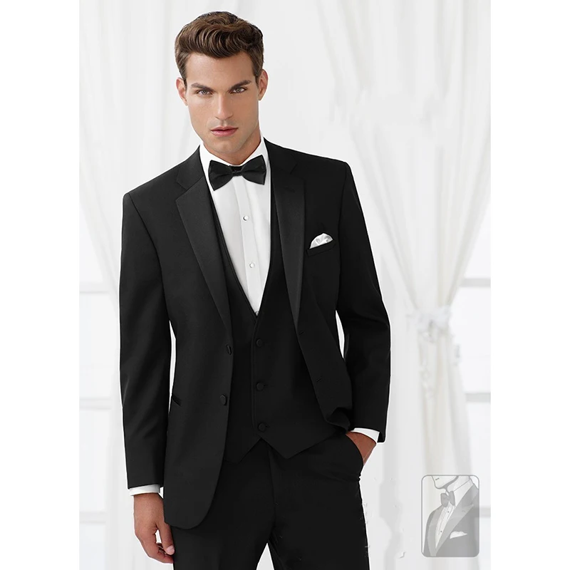 Custom-Made-Groom-Tuxedo-Groomsmen-Black-Wedding-Dinner-Evening-Suits-Best-Man-Bridegroom-Jacket-Pants-Tie