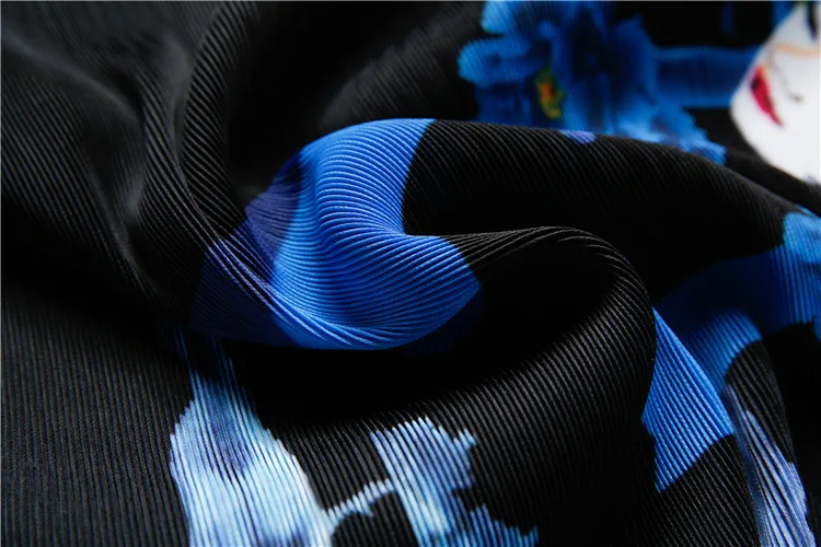 Цифровая Пекинская оперная Маска платье Новое жемчужное Fengguan MIYAKE платье Складные Модные плиссированные платья