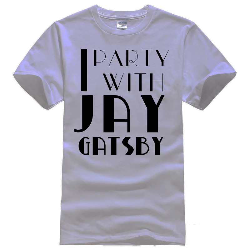 I Party at Gatsby's Great Gatsby Tee Shirt Unisex fashion women men
