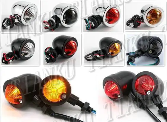 Сигнал поворота мотоцикла для Honda Yamaha Suzuki Kawasaki Bobber Custom Chopper Cruisers уличный велосипед