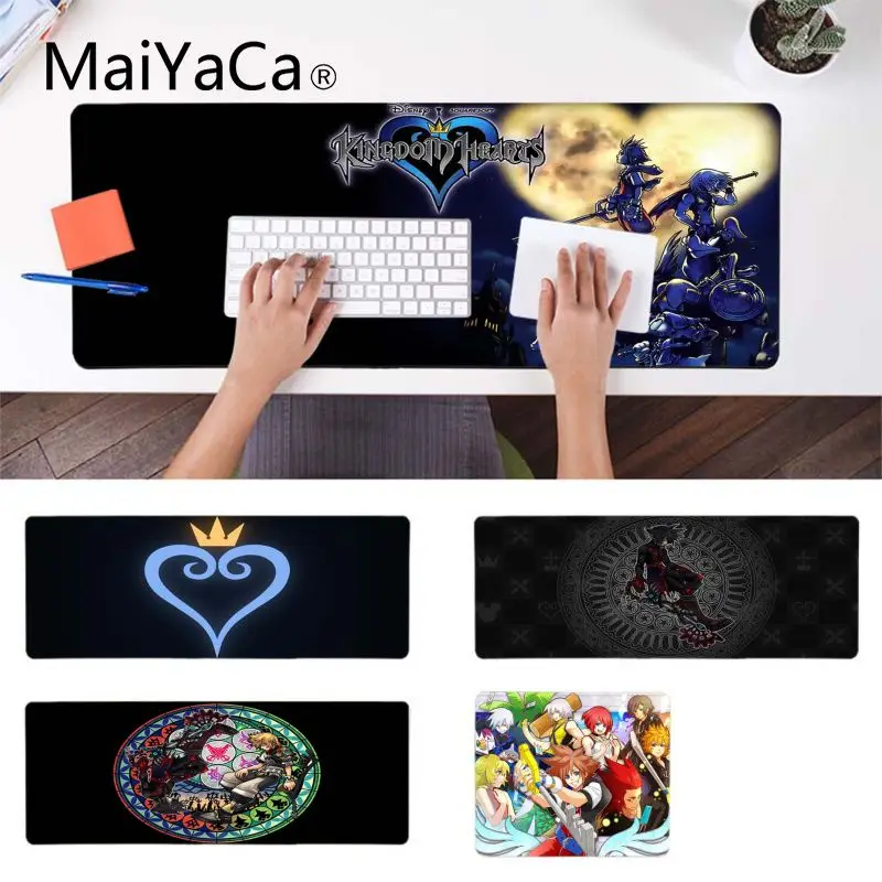 

MaiYaCa Kingdom Hearts Durable Rubber Mouse Mat Pad Anti-Slip Durable Silicone Computermats