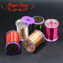 Royal Sissi 0.2mm 0.3mm fly tying craft wire ULTRA WIRE Midge Larvae segmented body ribbing copper wire fly tying metal thread Royal Sissi 0.2mm 0.3mm fly tying craft wire ULTRA WIRE Midge Larvae segmented body ribbing copper wire fly tying metal thread