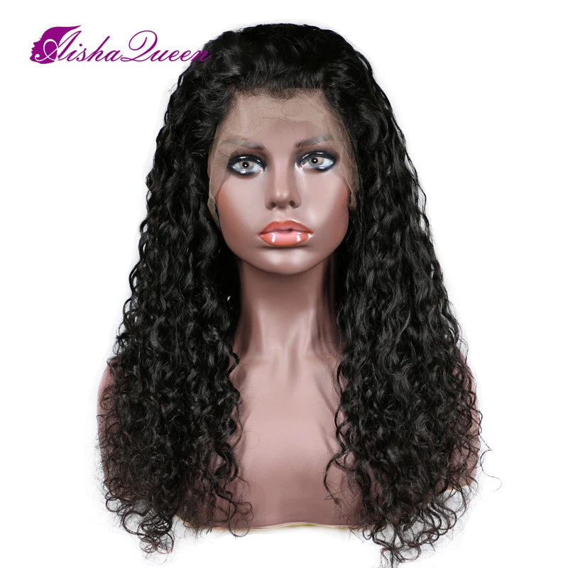 Aisha 130 Density 360 Lace Frontal Wig Deep Curly Wigs Malaysia Remy