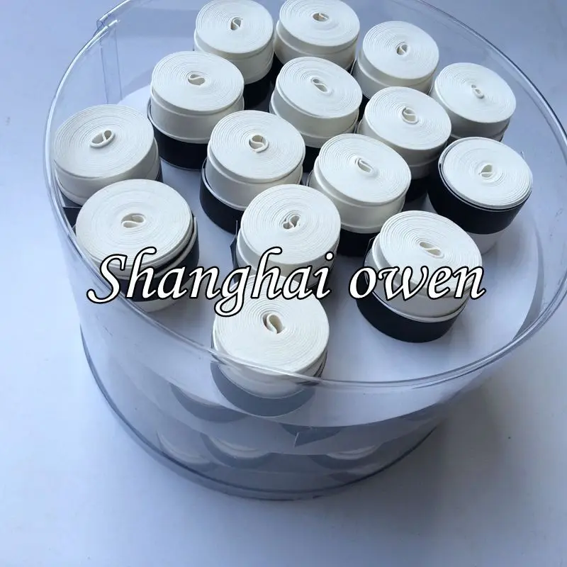 

Wholesales 120 pcs White NO Logo OEM/YY Tennis grip, Anti-skid Sweat Absorbed badminton grip dry feel soft over grips