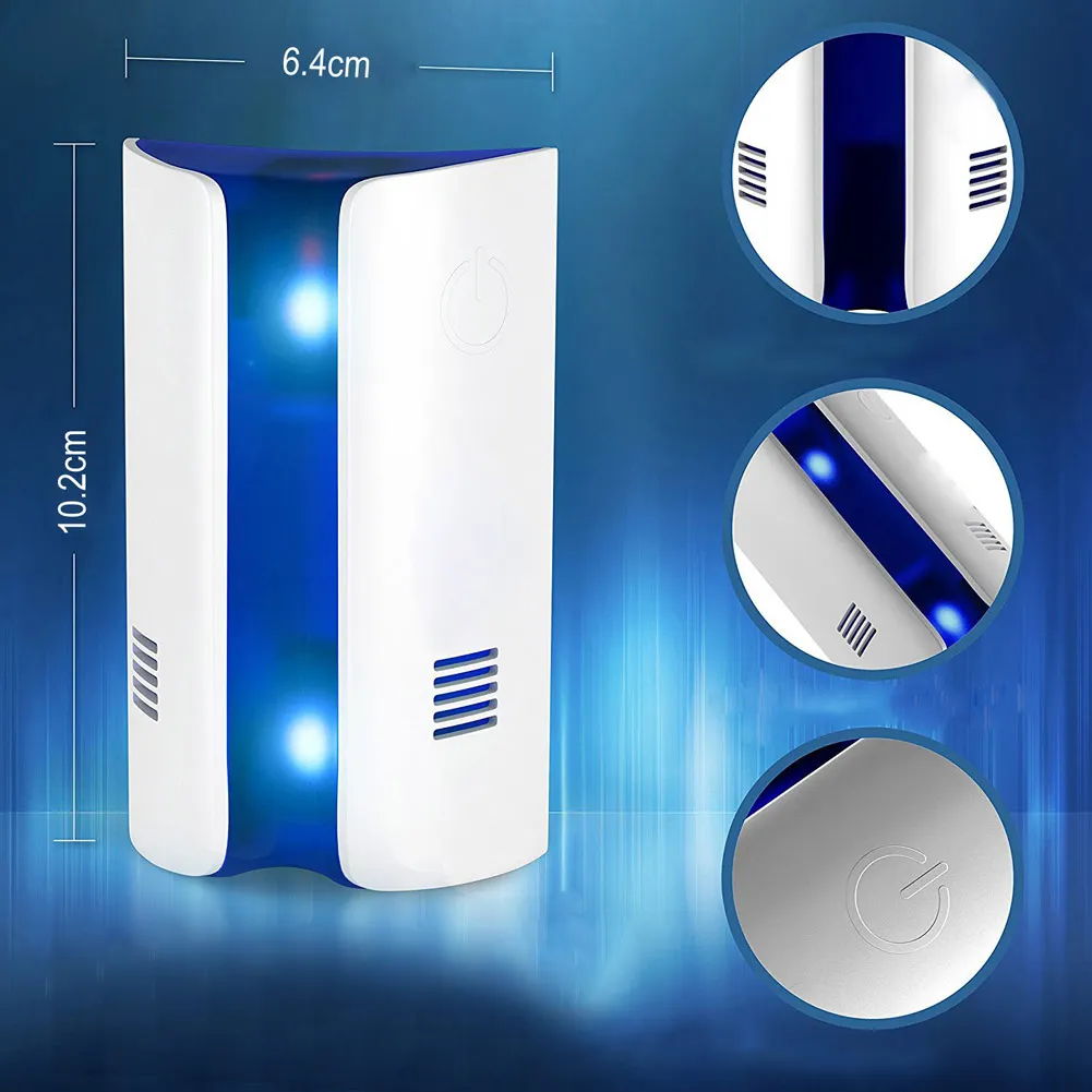 

Ultrasonic Pest Repeller Plug In Electronic Repellant with Dual Night Light for Mice Mosquito Flea DTT88
