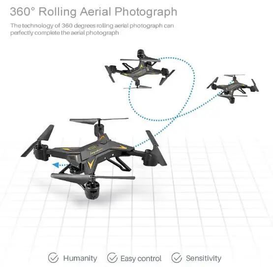 Оригинальный Модернизированный MJDTOYS JD601S RC селфи Дрон вертолет Квадрокоптер с HD