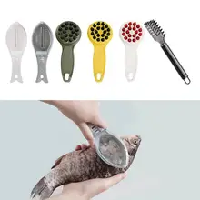 New Kitchen gadgets Fish Skin Brush Scraping Fishing Scale Brush Graters Fast Remove Fish knife Cleaning Peeler Scaler Scraper