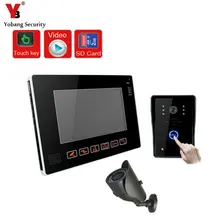 YobangSecurity 9 Inch Video Doorbell Door Chime,Rainproof Door Phone with Video Recording and PhotoTaking With CCTV Camera