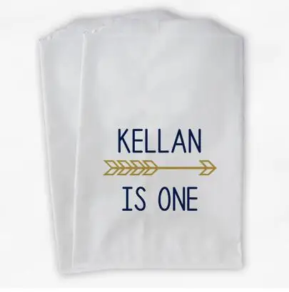 Personalizzato Wild One First Birthday Candy Buffet Treat Gift Bar Bags Baby Shower Bakery Cookie Favor Popcorn Pouches
