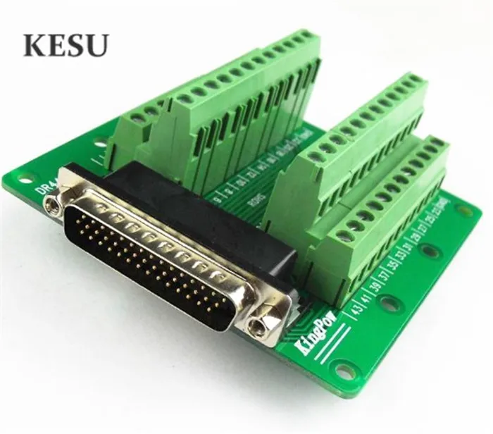 

DB44 D-SUB DR-44 44 pin DR44 Male 44pin port din rail mounting Terminal block adapter converter PCB board Breakout 3 row bracket