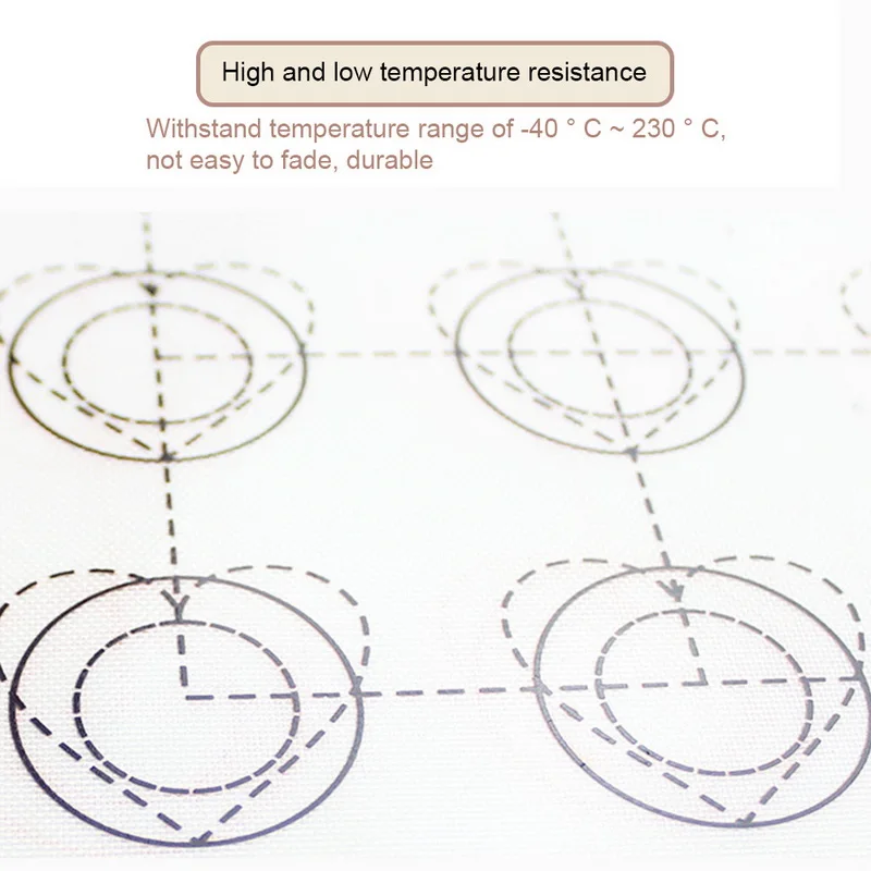Антипригарные силиконовые коврики для выпечки лист для печи весы прокатки теста коврик Кухонные гаджеты Инструменты для приготовления пищи посуда для выпечки аксессуары