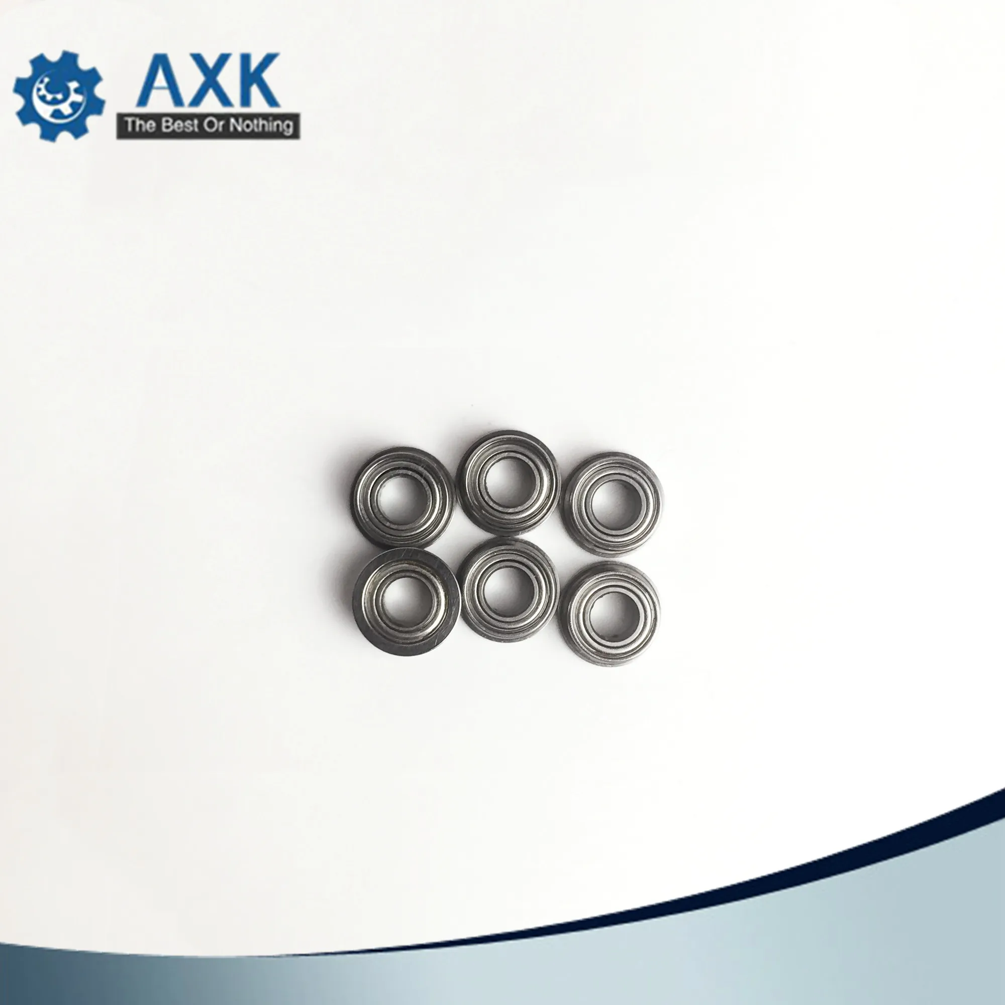 FR168ZZ Flange Bearing 6.35x9.525x3.175 mm ABEC-1 10 PCS Inch Flanged FR168 Z ZZ Ball Bearings