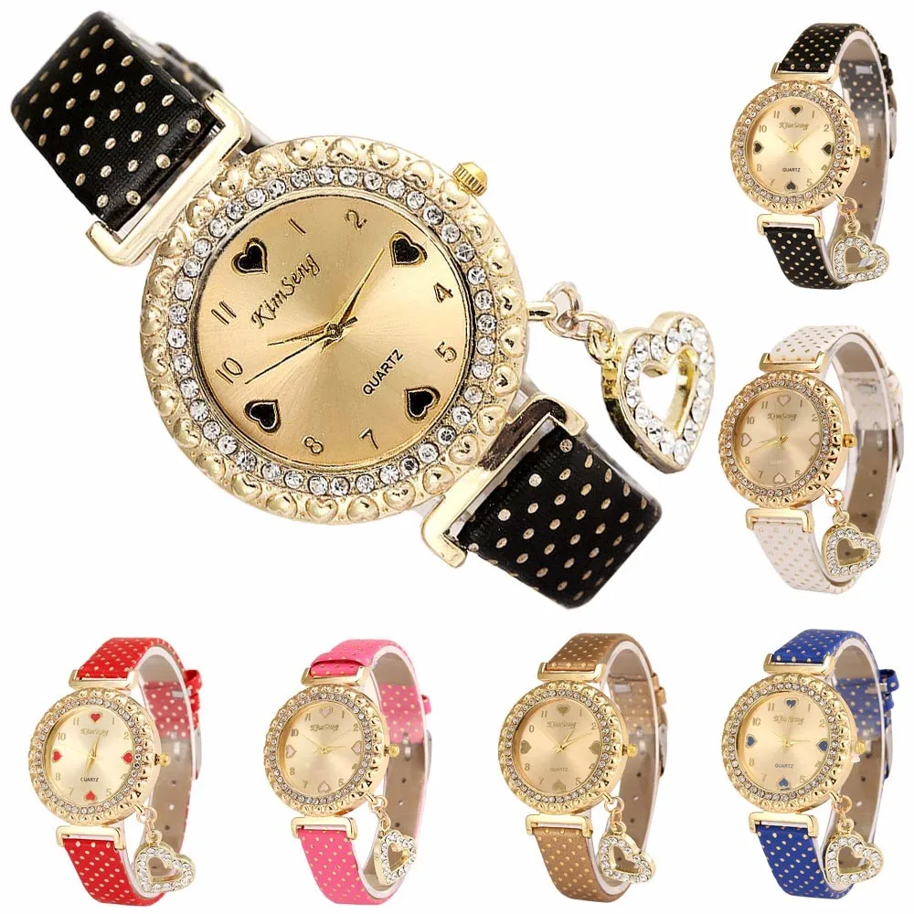 Женские кварцевые наручные часы с браслетом в виде сердца|watch watch|watch wrist watchwatches watch
