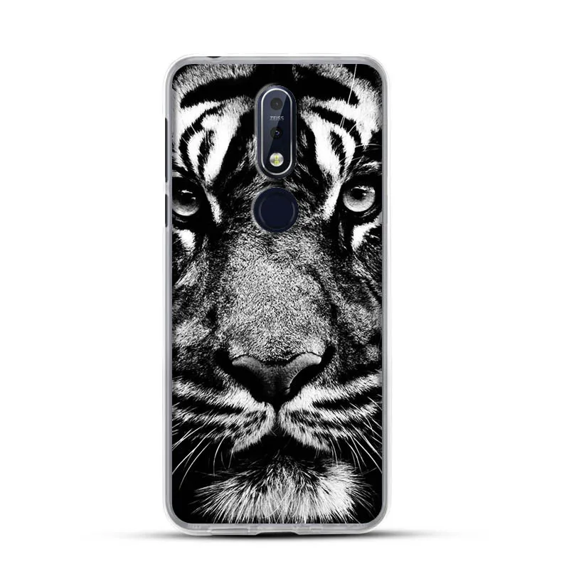 

Case Silicone for Nokia 7.1 Plus / X7 Case Full Protection Soft TPU Case Back Cover for Nokia 7.1 2018 Case Capas Fundas