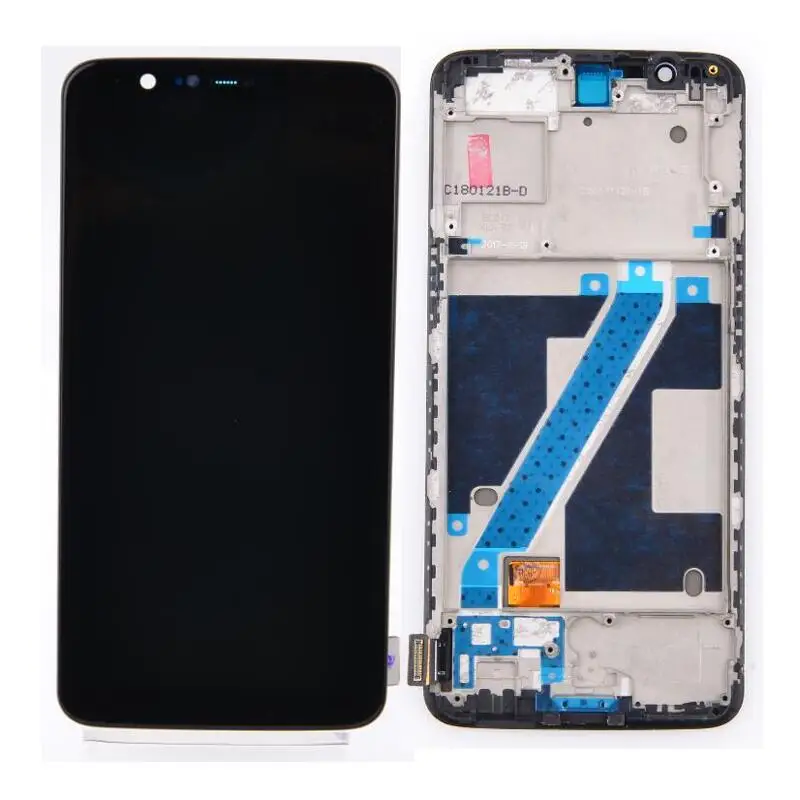 

High Quality Replacement for OnePlus 5T LCD Display With Frame Touch Panel Screen Digitizer Assembly for One Plus Repair Parts