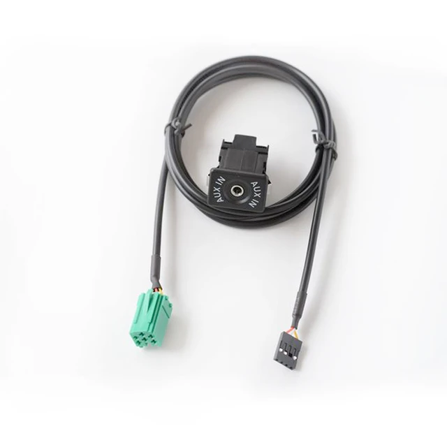 Acheter Adaptateur de câble de connecteur Aux pour autoradio Mini ISO 6  broches 8 broches BT 5.0, remplacement pour Renault Radio