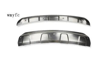 

For Mazda CX-5 CX5 2nd Gen 2017 2018 Car protection bumper Stainless trim front head/rear hoods bottom moulding hoods part