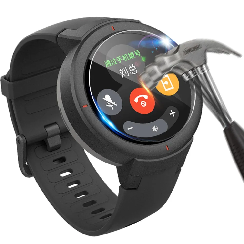3 шт Смарт часы Защитная пленка для экрана Huami Amazfit Verge Взрывозащищенная защитная