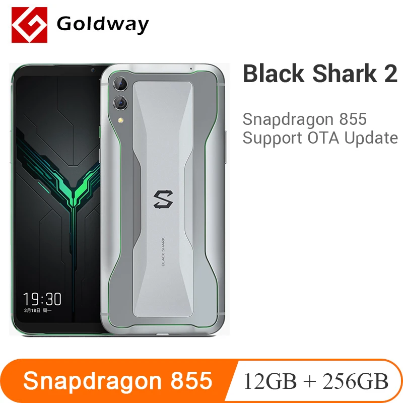 

Original Xiaomi Black Shark 2 12GB RAM 256GB ROM Mobile Phone Snapdragon 855 6.39" 48MP 19.5:9 Full Screen Octa Core Smartphone