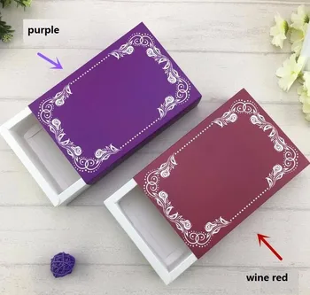 

17x11x5CM Large Packaging cardboard box packaging gift box red paper drawer box fancy modern delicate drawer box