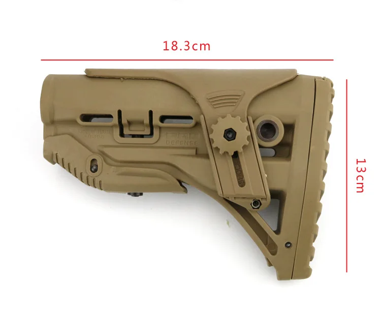 

For Electric Water Bullet Gun Stock For Jinming lehui74U Nylon Tactical Butt FAB General Multiple Toy Gun Accesories