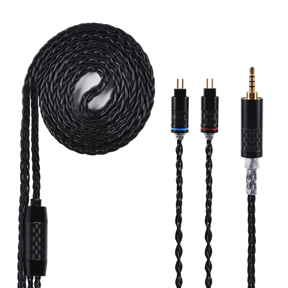 DIY 8 акций 23 ядра 0 78 мм 2 контактный кабель для Weston TFZ W4r Um3x KZ ZS10 AS10 наушники 3 5 4