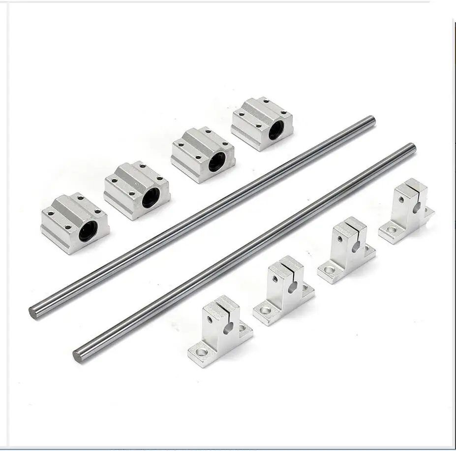 DuoWeiSi 3D Printer Parts 2Pcs 8mm 300 mm Hardened Shaft