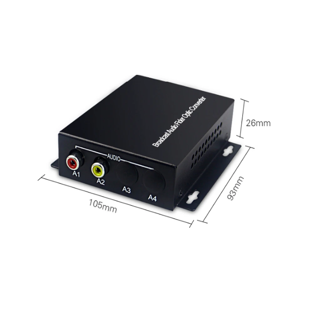 1 Audio Over FC Fiber optic Extender 