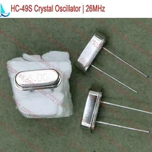 20 шт./лот)(Кристалл | HC-49S) HC-49S кварцевый генератор 26 МГц Пассивный Кварцевый резонатор 49 S