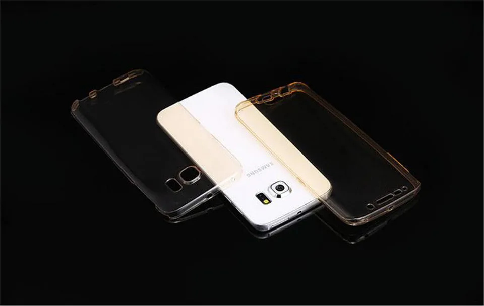 Clear Soft Phone Case For Samsung Galaxy Note9 8 A6 A8 Plus J6 J4 J8 A3 A5 A7 J5 J7 Neo Prime Silicone Full Cover