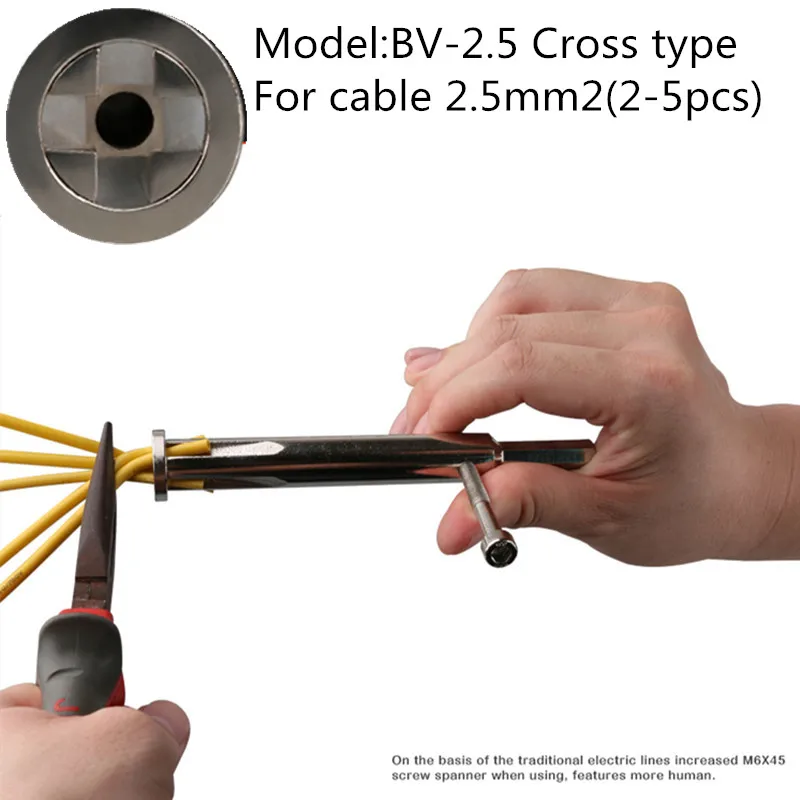 

Multitool Crimper Automatic Cable Wire Stripper Universal bobbin winder for BV 2.5 Automatic peeling line device