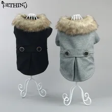 New design luxury Pet dog clothes big fur coat pet Autumn winter dog clothing XS-3XL pet winter Woolen coat pet products New design luxury Pet dog clothes big fur coat pet Autumn winter dog clothing XS-3XL pet winter Woolen coat pet products