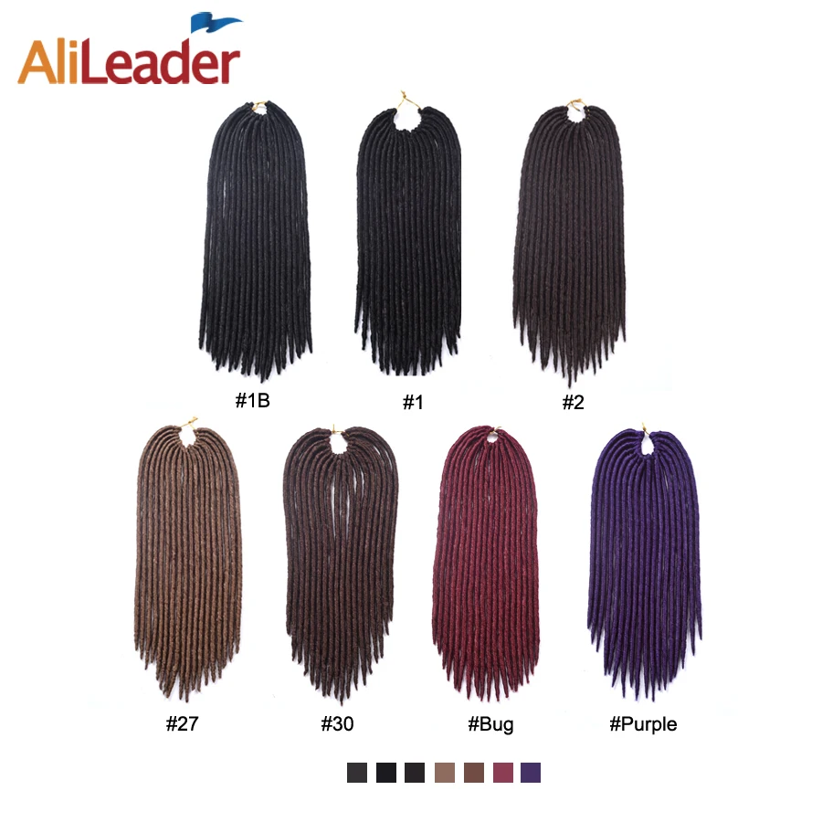 AliLeader для детей 1 10 упаковок Faux locs Наращивание волос Синтетические косички