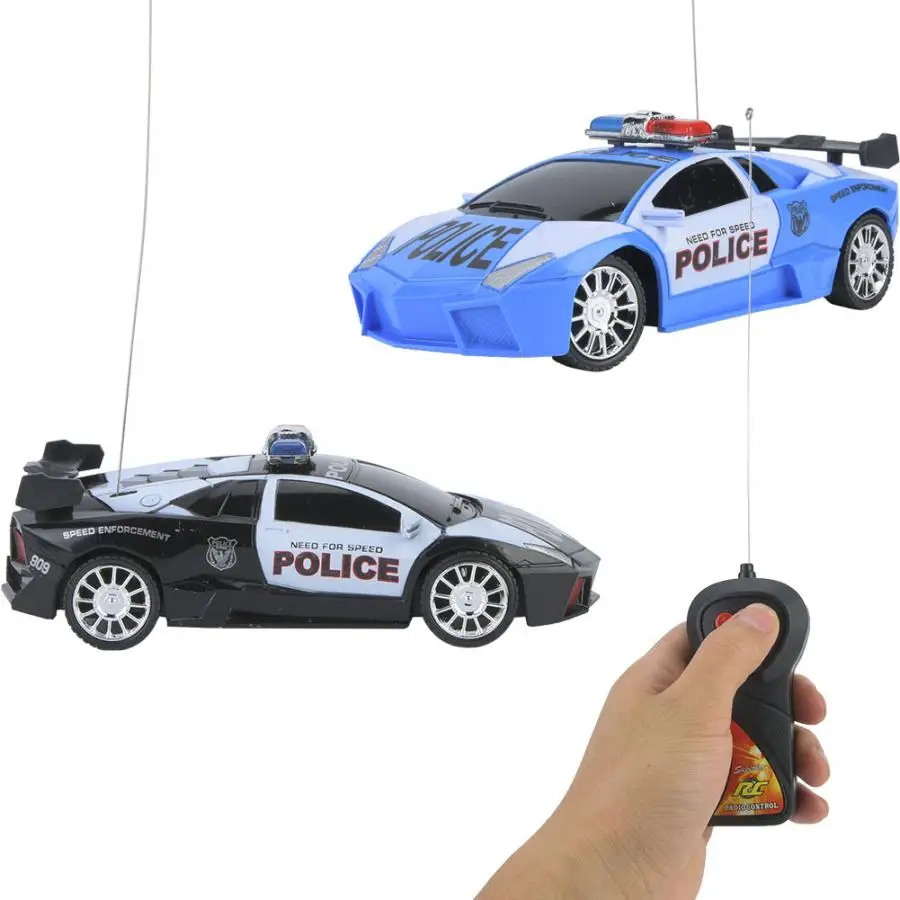 1:24 электрический пульт дистанционного управления полицейская модель игрушечной машины детские развивающие Радиоуправляемый автомобиль игрушки RC игрушки