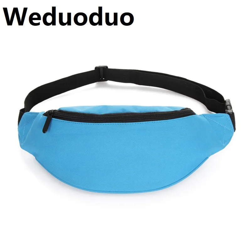 

Weduoduo New Men Casual Waist Pack Bag Fashion Nylon Waterproof Shoulder Fanny Pack Women Belt Bag Pouch Money Phone Bum Hip Bag