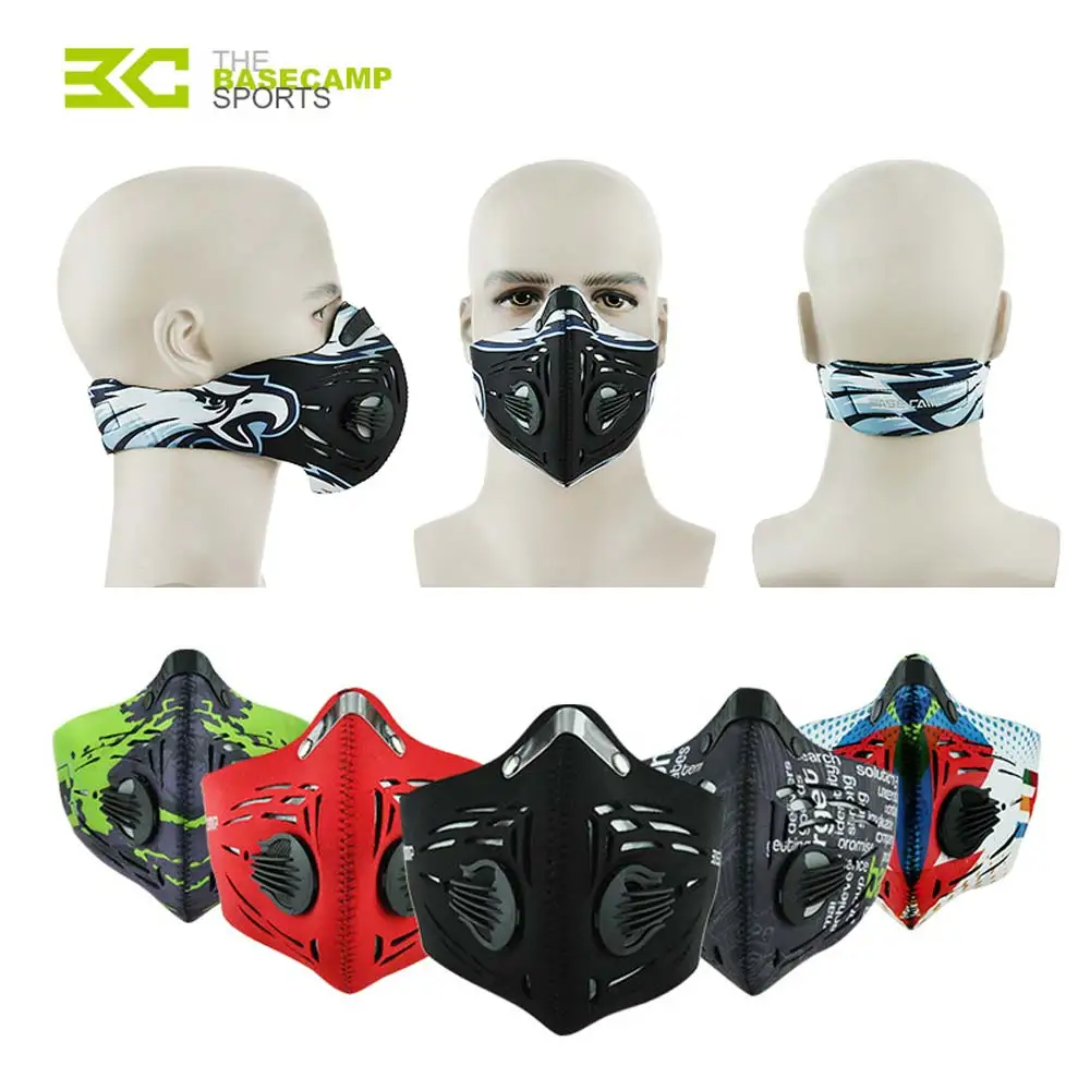 

Winter Cycling Training Face Mask Bicycle Smog mask Activated Carbon Breathable Half Fleece Warm for Ski Riding Fishing Skating