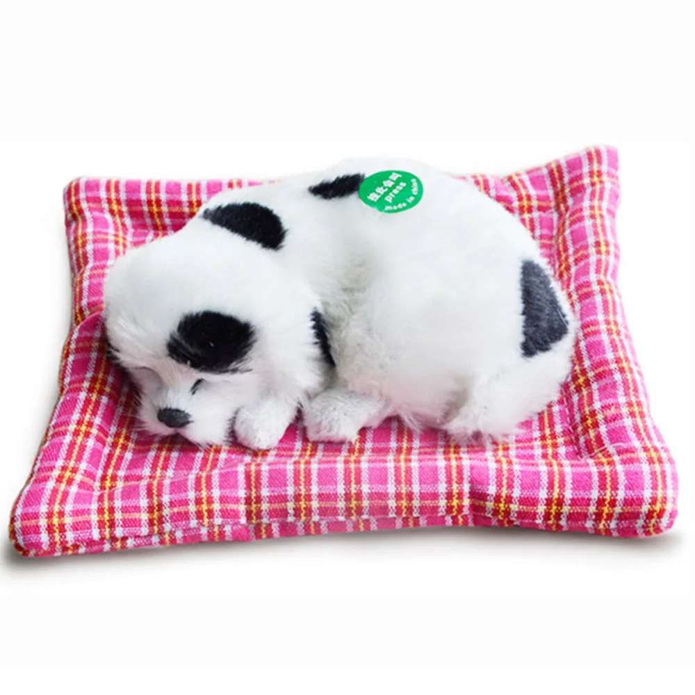 

Simulator Dog Barking Pad Plush Toy Stuffed Dog Barking Pad Toy Car Ornament Cute Animal Auto Decorations Accessories