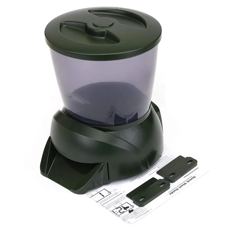 4-25L-Automatic-Pond-Fish-Feeder-Fish-Food-Dispenser-Digital-Aquarium-Timer-Feeder-with-LCD-Tank.jpg 4,25L Automatikus Tó Haladagoló Hal Élelmiszer -Adagoló Digitális Akvárium -Időzítő Adagoló Lcd Tartály Táplálékkal - Image 2